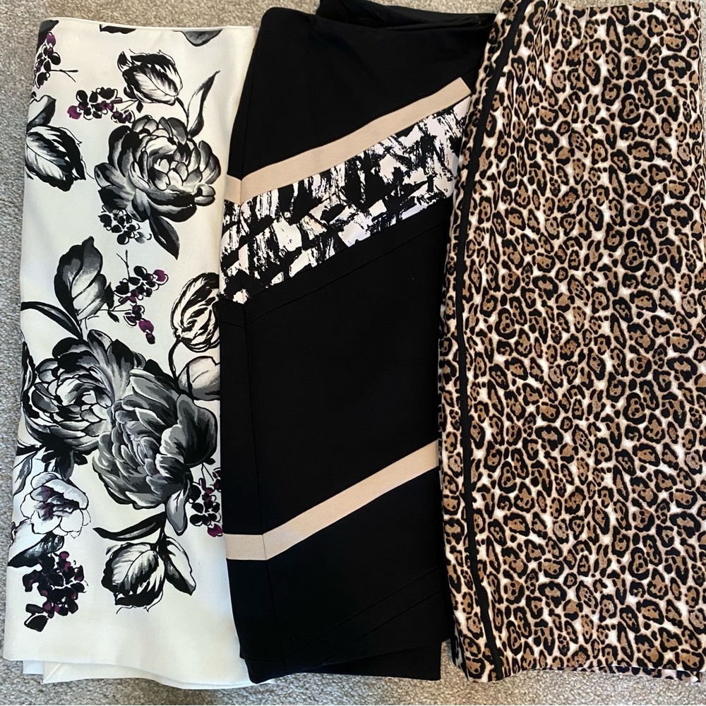 White House Black Market Bundle of 3 Pencil Skirts Size 8